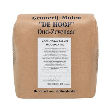 Molen de Hoop Koolhydraatarmer Broodmix 2,5kg, Verzenden, Nieuw