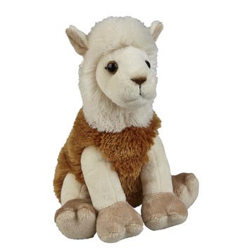 Lama knuffel - pluche - 19 cm - dierenknuffel - speelgoed, Verzenden, Nieuw