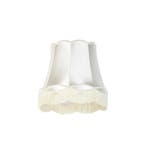 Zijden lampenkap creme 45/30/44 - Granny, Huis en Inrichting, Lampen | Lampenkappen, Verzenden, Rond, Nieuw, Crème