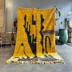 Marokkaanse Boujad tapijt in natuurlijke wol – gedurfd, Nieuw