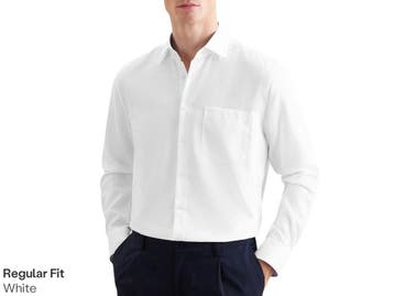 2dekans | Seidensticker New Kent Business Shirt - -, Ophalen of Verzenden, Zo goed als nieuw, Wit, Seidensticker