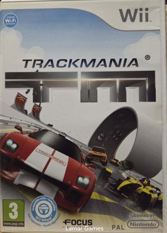Trackmania (Nintendo wii tweedehands game), Spelcomputers en Games, Games | Nintendo Wii, Zo goed als nieuw, Ophalen of Verzenden