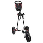 vidaXL Golf trolley Zwart 110 x 60 x 132 cm IJzer, Sport en Fitness, Golf, Verzenden, Nieuw
