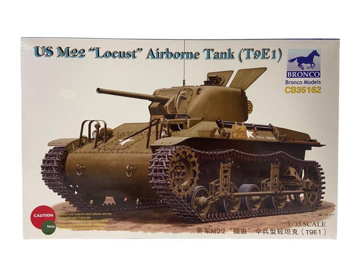 US M22 Locust Airborne Tank (T9E1), Hobby en Vrije tijd, Modelbouw | Auto's en Voertuigen, Verzenden