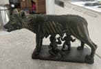 Beeld, Rome Romulus et Remus - 13 cm - Brons