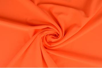 10 meter lycra stof - Neon oranje, Overige materialen, 120 cm of meer, Oranje, Ophalen of Verzenden