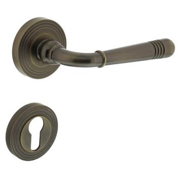 Intersteel deurklink Helena op rozet met cilinder plaatjes, Verzenden, Nieuw