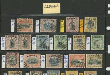 Labuan - Labuan / Niger / Kiribati - Uit een, Gestempeld