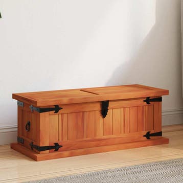 vidaXL Opbergkist 60x25x22 cm massief acaciahout, Verzenden, Nieuw