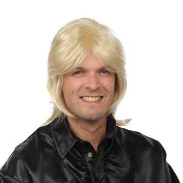 Pruik Roy blond luxe, Verzenden, Nieuw