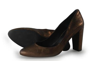 Amigo Pumps in maat 40 Brons, Kleding | Dames, Pumps, Overige kleuren, Verzenden, Amigo