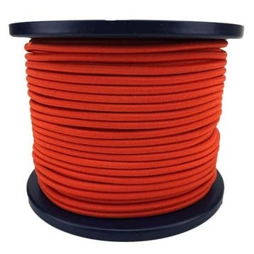 4mm Elastisch Touw - Oranje - 100 meter op rol, Ophalen of Verzenden, Nieuw