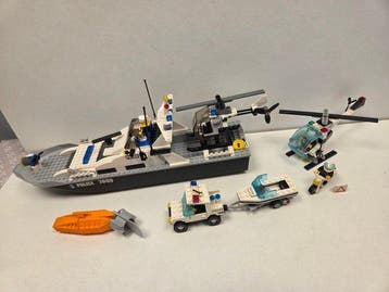 Lego Set - City - Lego 7899 Politie Boot + kleine politie, Nieuw