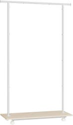 Kapstok - kledingrek - breedte 98.5 cm - max 50 kg - wit, Verzenden, Nieuw
