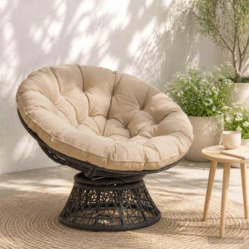vidaXL Papasan Stoel Kussen VIANEN 100% Polyester, Huis en Inrichting, Verzenden, Nieuw