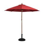 Bolero ronde parasol rood 2,5 meter, Verzenden, Nieuw in verpakking