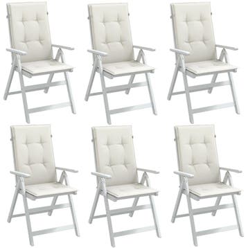 Zitkussens Polyester 6x | 34% Korting | Nu Snel!, Tuin en Terras, Ophalen of Verzenden, Zo goed als nieuw