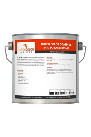 DCC PRO PU Snelgrond RAL 9010 | Zuiver Wit 20L, Verzenden, Wit, Nieuw, Verf