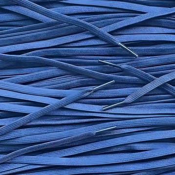 Smalle veters - Pastelblauw • 120  cm x 4 mm, Ophalen of Verzenden, Nieuw
