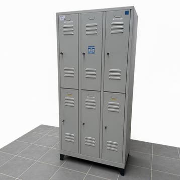 6-deurs lockerkast Overtoom - 195x90x50 cm, Ophalen of Verzenden, Nieuw