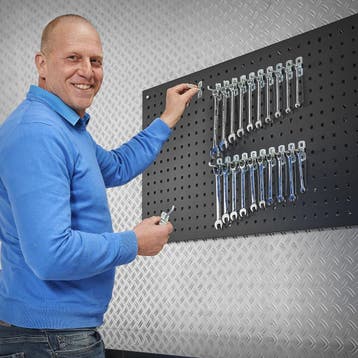 Datona Gereedschapshaak - 5 cm (20 stuks) - Datona - Zwart, Ophalen of Verzenden, Nieuw