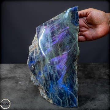 Galaxy Labradoriet - Monumentaal interieurobject met