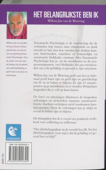 Het belangrijkste ben ik - W.J. van de Wetering, Verzenden, Zo goed als nieuw, W.J. van de Wetering