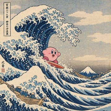 MEDSAN - Kirby Riding the Great Wave () - UNIQUE