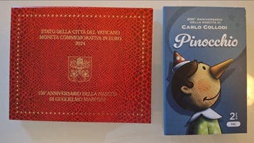 Vaticaan, Italië. 2 Euro 2024 Guglielmo Marconi +