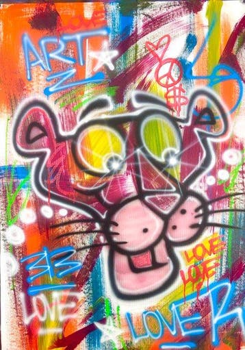Outside313 - Pink Panther art lover
