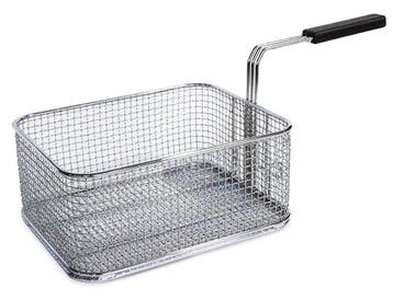 GGM Gastro | Frituurmand - 22 liter - RVS - 400x260x150mm -, Witgoed en Apparatuur, Frituurpannen, Verzenden, Nieuw