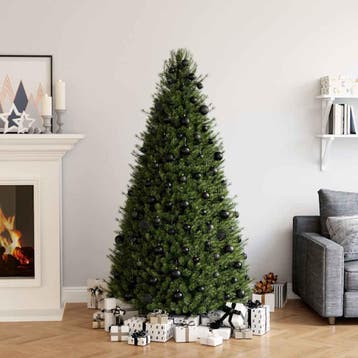 vidaXL 100-delige Kerstballenset zwart, Verzenden, Nieuw
