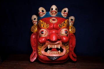 Mask - Nepal - 1970-1980 - Mahakala Beschermmasker