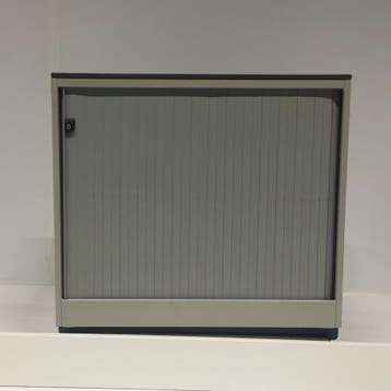 (MDK-106246) Ahrend roldeurkast kleur cremegrijs met volk..., Huis en Inrichting, Kasten | Roldeurkasten en Archiefkasten, Ophalen of Verzenden