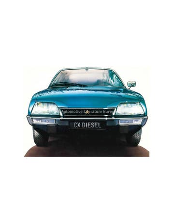 1974 CITROËN CX DIESEL BROCHURE NEDERLANDS, Boeken, Nieuw, Author