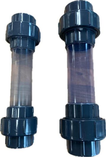 Mof met zichtglas / kijkglas 50mm met 3 delige koppeling, Verzenden, Nieuw, Overige typen
