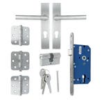 ODShop complete set voor poortdeuren PC72 rvs, Verzenden, Nieuw