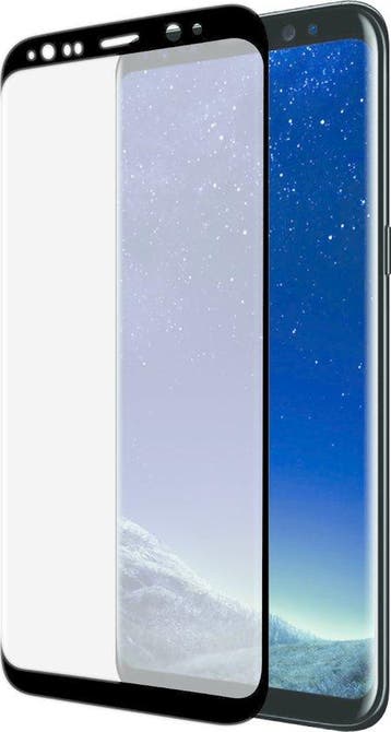Azuri Curved Tempered Glass RINOX ARMOR - zwart - voor Samsu, Verzenden, Nieuw