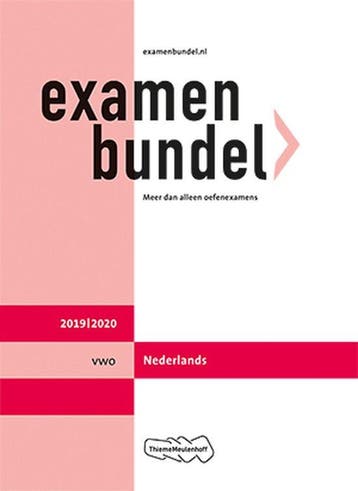 Examenbundel vwo Nederlands 2019/2020 - Reints, Verzenden, Gelezen