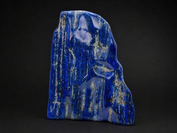Prachtig abstract lapis lazuli vrijvormig object – Deep Blue