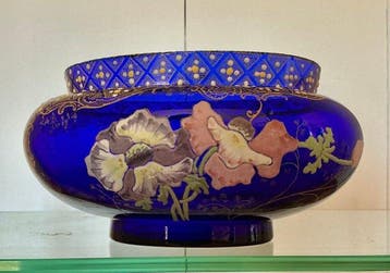 Legras & Cie. - François-Théodore Legras - Jardinière - Glas