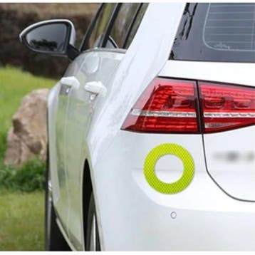 Auto Reflecterende Sticker rond set van 2, Verzenden, Nieuw