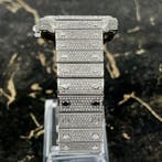 Cartier Santos - Nieuw WSSA0018 - Iced Out - Diamonds, Overige merken, Staal, Staal, Polshorloge