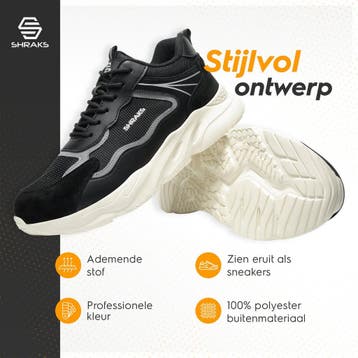 Shraks Moda Veiligheidsschoenen - Werkschoenen voor Dames en, Ophalen of Verzenden, Zo goed als nieuw