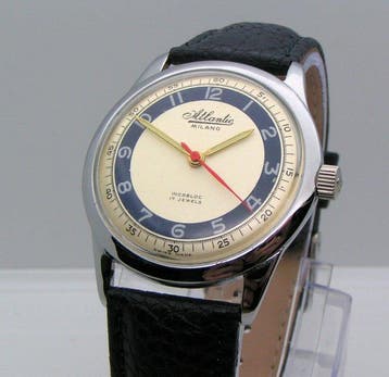 Atlantic - Milano - cal. AS 1604 - Zonder minimumprijs -, Sieraden, Tassen en Uiterlijk, Horloges | Heren, Nieuw