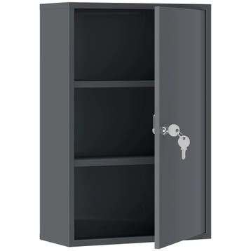 Wand-Medisch Kastje, Badkamerkast Met 3 Planken, 2 Sleutels,, Verzenden, Nieuw