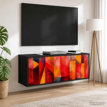 vidaXL Wandgemonteerd tv-meubel HEESCH 102 x 33 x 40 cm, Minder dan 50 cm, Verzenden, Nieuw, Minder dan 100 cm
