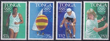 Tonga - 1988 - Olympische spelen - Postfris, Verzenden, Postfris, Sport
