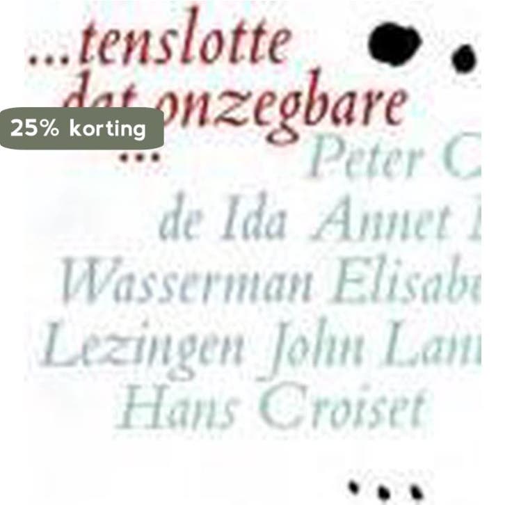 ... tenslotte dat onzegbare 9789070892920, Boeken, Kunst en Cultuur | Dans en Theater, Zo goed als nieuw, Verzenden