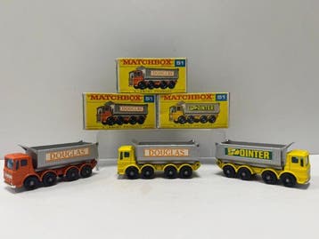 Matchbox - Modelauto (3) - 51 - 8 Wheel Tipper - Elk in doos, Hobby en Vrije tijd, Modelauto's | 1:5 tot 1:12, Nieuw